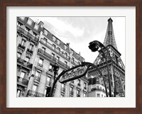 Framed Metropolitain, Paris