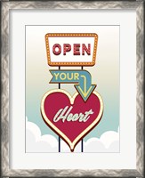 Framed Open Your Heart