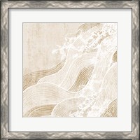 Framed 'Tidal Waves II' border=