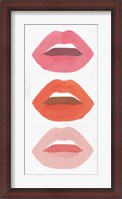 Framed Red Lips I