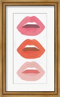 Framed Red Lips I