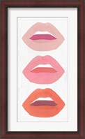 Framed Red Lips II