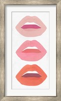 Framed Red Lips II