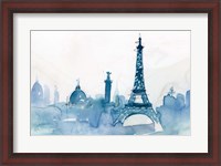 Framed Ocean Blue Paris