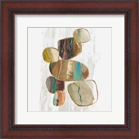 Framed Glided Stones II