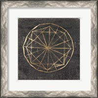 Framed 'Golden Wheel I' border=