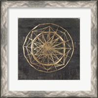 Framed Golden Wheel II