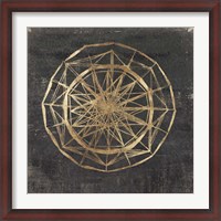 Framed Golden Wheel II