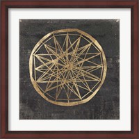 Framed Golden Wheel III