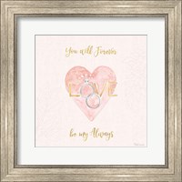 Framed All You Need is Love XI Pink