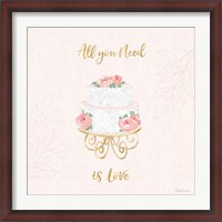 Framed All You Need is Love IX Pink