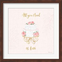 Framed All You Need is Love IX Pink