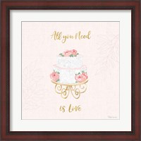 Framed All You Need is Love IX Pink