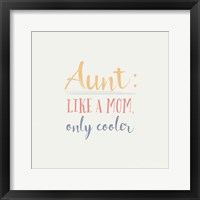 Framed Aunt Inspiration I Color