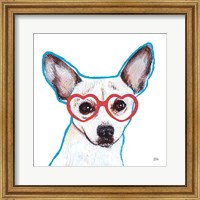 Framed Bespectacled Pet I