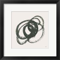 Framed 'Scribbly Black IV' border=