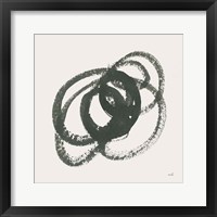 Framed Scribbly Black IV