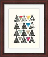 Framed Triangles with Border