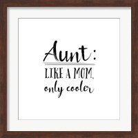 Framed Aunt Inspiration I