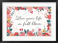 Framed Bright Petals I