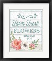 Framed 'Pastel Flower Market IV' border=