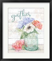 Pastel Flower Market III Framed Print