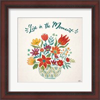 Framed 'Happy Thoughts II' border=