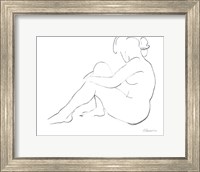 Framed Nude Sketch IV