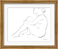 Framed Nude Sketch IV