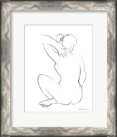 Framed Nude Sketch I