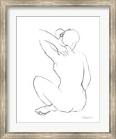 Framed Nude Sketch I