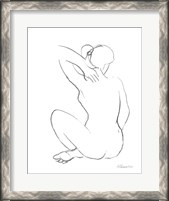 Framed Nude Sketch I