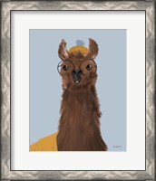Framed 'Delightful Alpacas III' border=