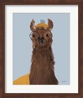 Framed Delightful Alpacas III