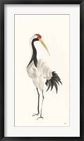 Scroll Crane II Warm Framed Print