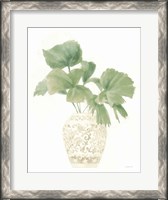 Framed Palm Chinoiserie IV Sage