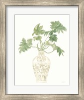 Framed Palm Chinoiserie III Sage