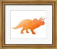 Framed Geo Dinosaur III