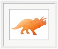 Framed Geo Dinosaur III