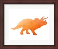 Framed Geo Dinosaur III