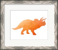 Framed Geo Dinosaur III