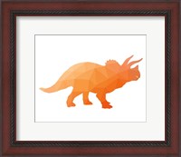 Framed Geo Dinosaur III