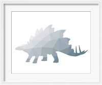 Framed Geo Dinosaur II