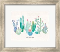 Framed Bohemian Cactus I Love