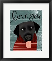 Framed Love You Lab