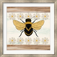 Framed Farmhouse Bee