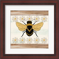 Framed Farmhouse Bee