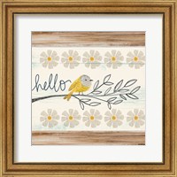 Framed Hello Canary