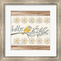 Framed Hello Canary