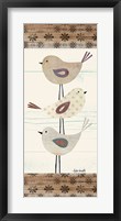 Framed Three Birds